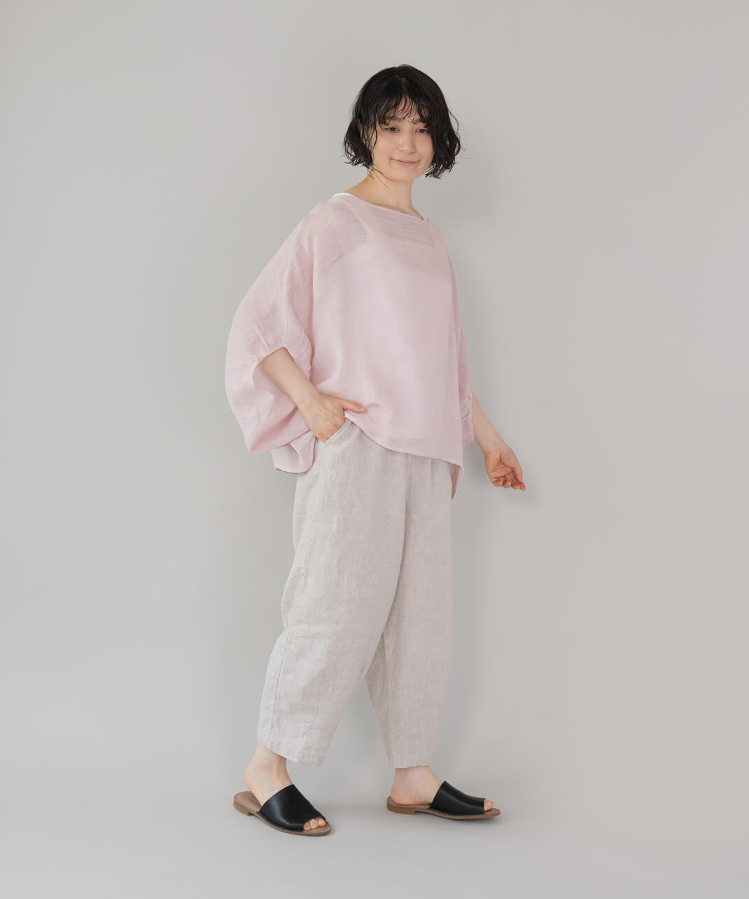 萌MOYURUモユル 大人モードサルエルパンツ 上級者 マキシ丈 40 楽天