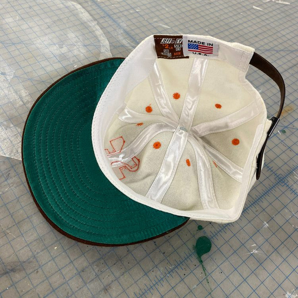 Jeffrey Sincich 8-Panel Wool SF Baseball Cap: White - SFMOMA