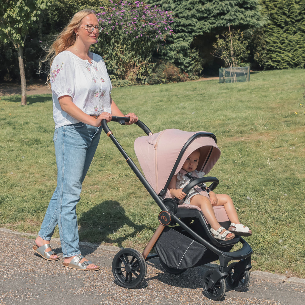 MB450i 3-in-1 Travel System with Base - Pastel Pink – My Babiie