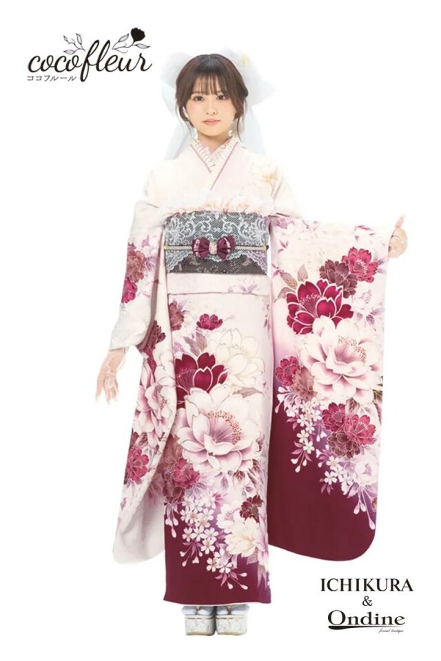 振袖専門店 一蔵の振袖 /赤色/白色/古典/花柄/ OE-1478 | My振袖