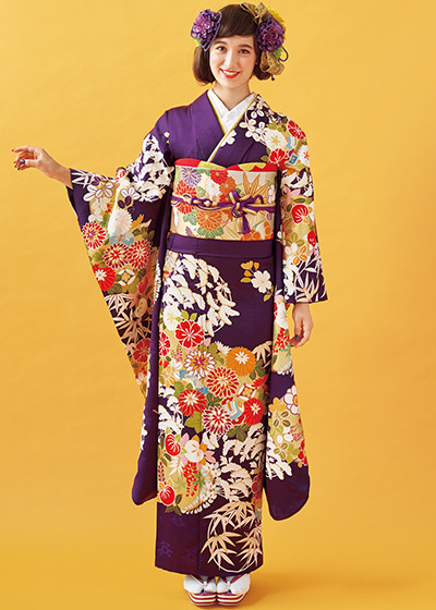 和とわの振袖 /紫色/古典/菊柄/ Furisode Collection 2019 | My振袖