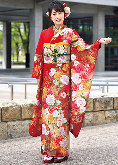 和とわの振袖 /赤色/古典/桜柄/ Furisode Collection 2019 | My振袖