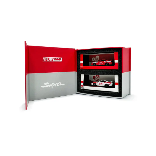 Inno64 X DPLS 1:64 Coca Cola Toyota Supra (A80) - Box Set Event