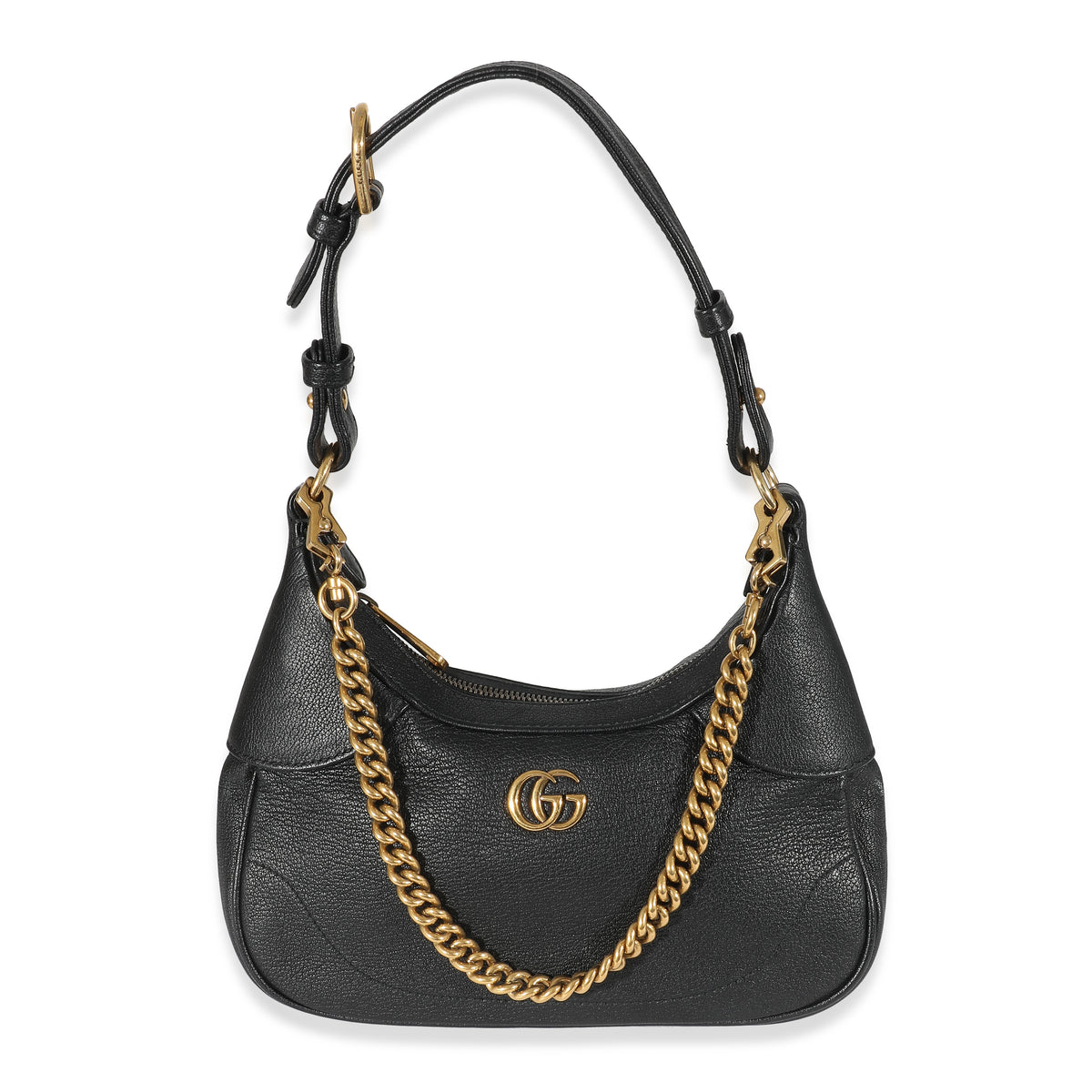 Gucci Black Goatskin Small Aphrodite Shoulder Bag | myGemma | Item