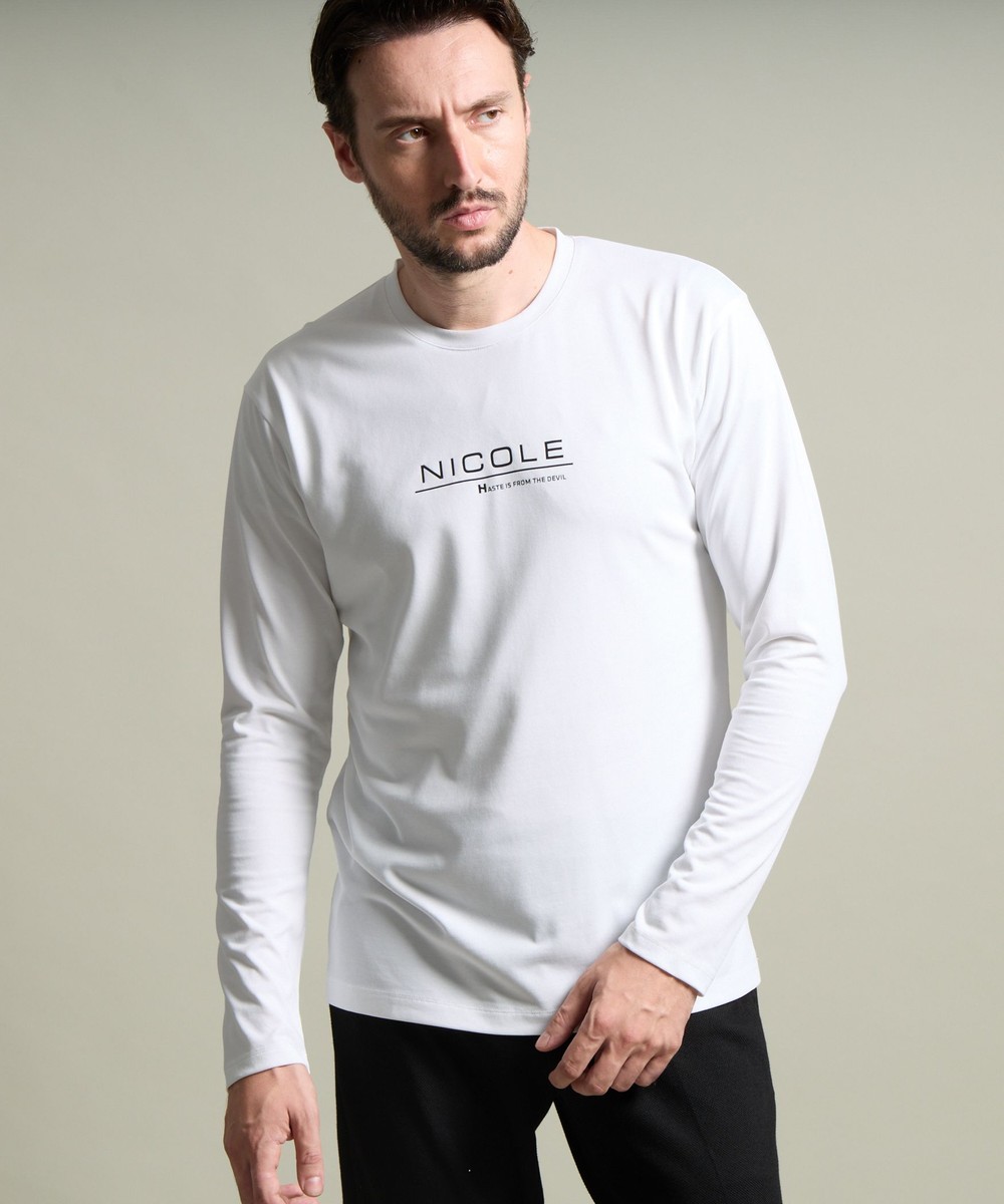 シルケットクルーネック長袖Tシャツ｜Tシャツ｜ニコル公式通販サイト