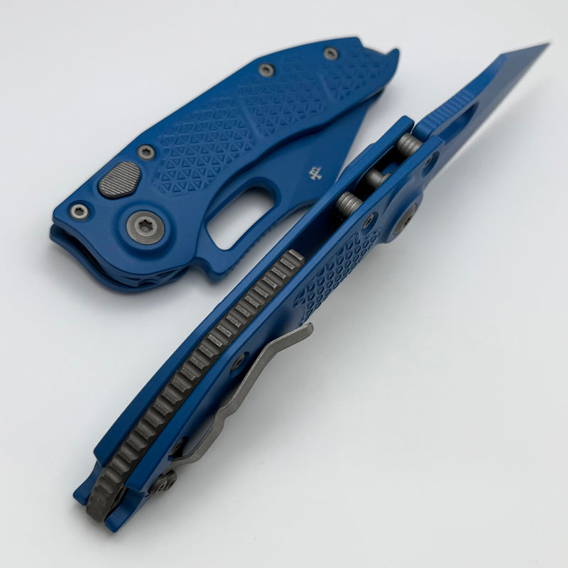 Microtech Borka Stitch Auto Cerakote Blue Signature Series 169-1BL-X1Z