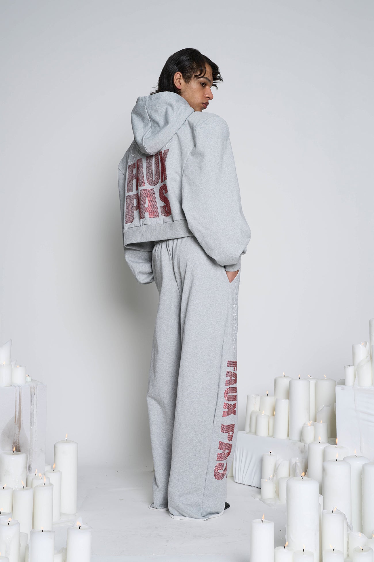 NAMILIA - Faux Pas Crop Zip Hoodie - Shop now