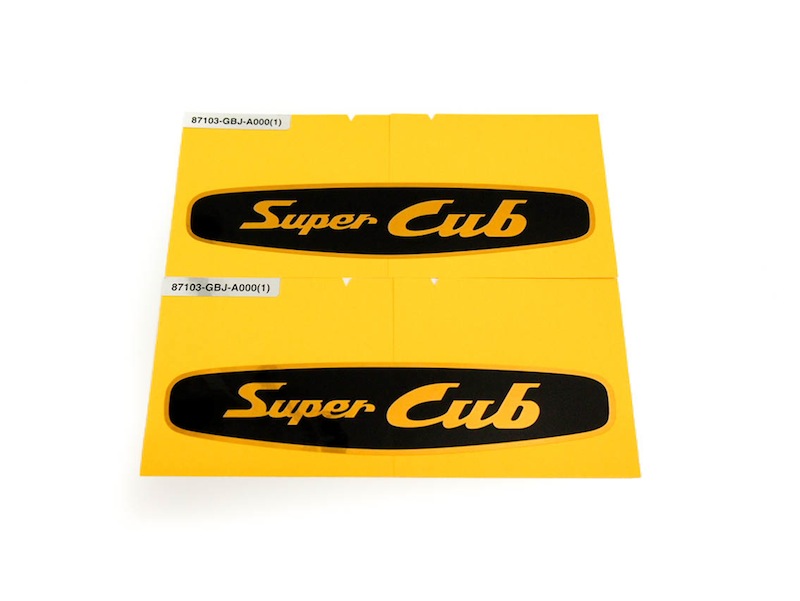 純正部品] Super Cub フレームマークセット B - ナナカンパニー