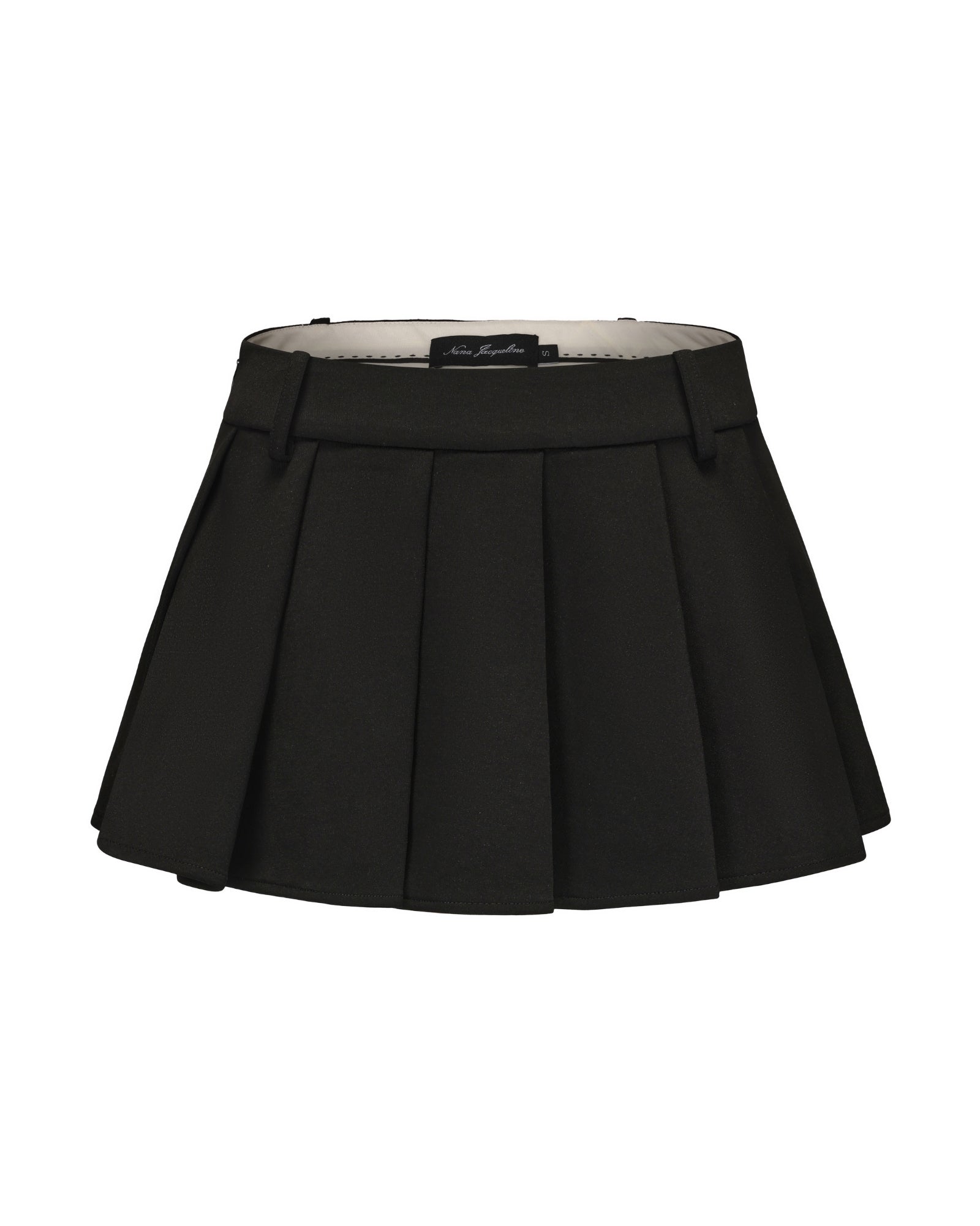 Amber Skirt (Black) | Black Pleated Mini Skirt | Women's Mini