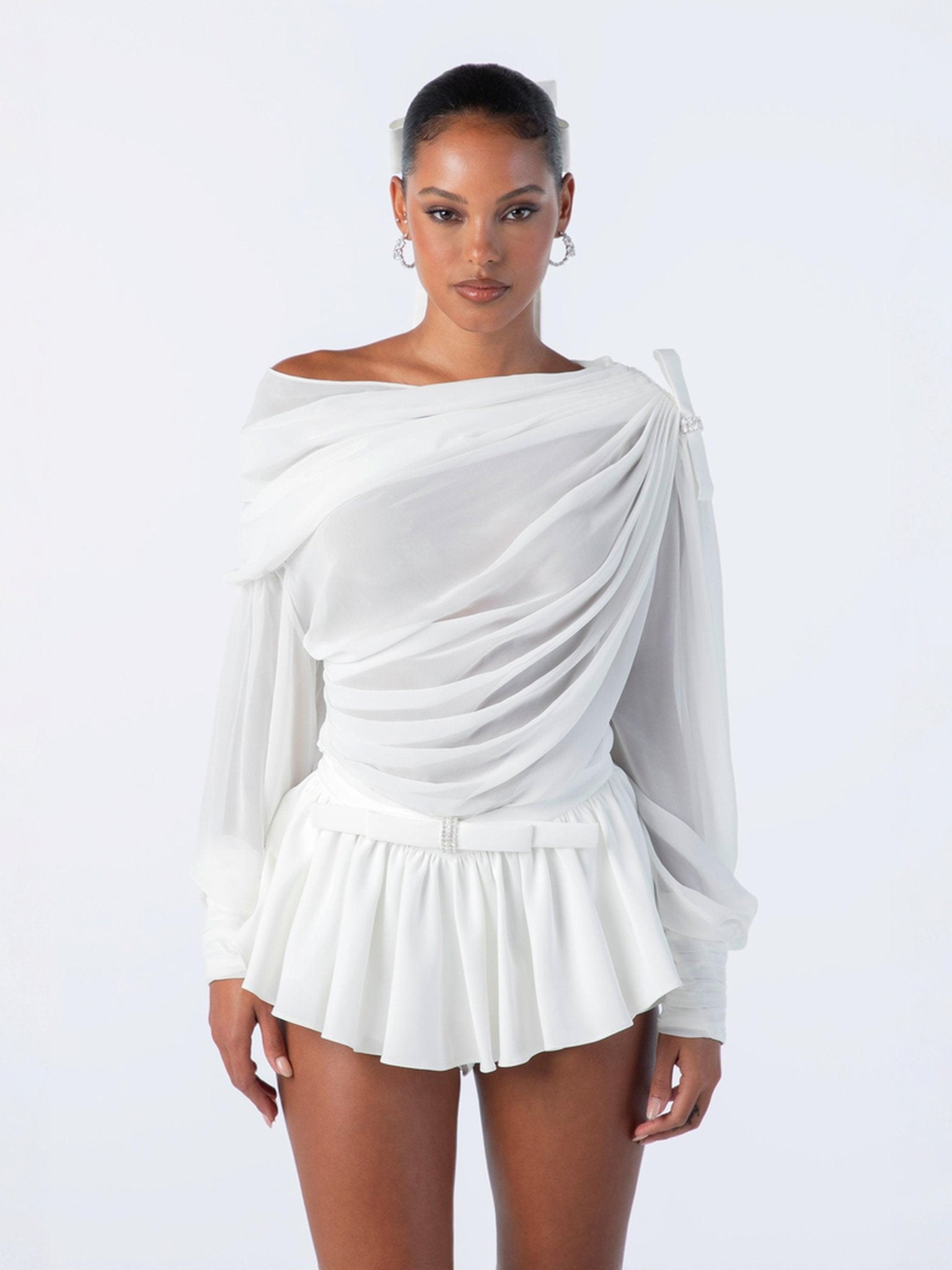 Demi Top (White) – Nana Jacqueline
