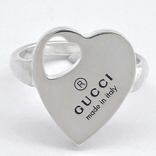 グッチ GUCCI 796357 J8400 8106 15号 トレードマーク ハート リング