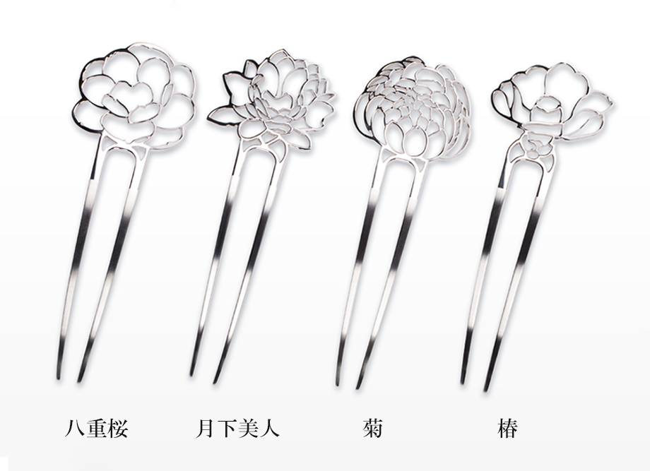 女性への贈り物に人気】三代目板金屋 ステンレス KANZASHI〜花と四季