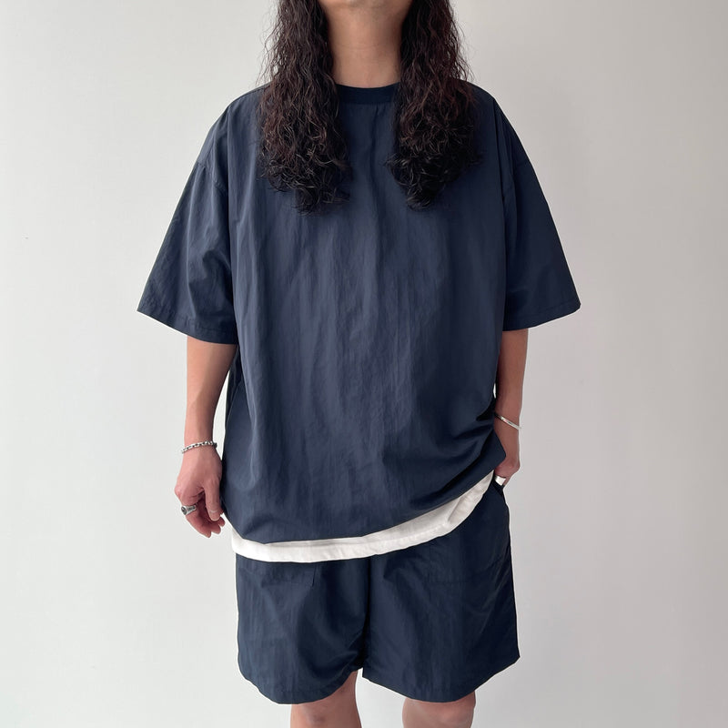 premium nylon setup / navy（プレミアムナイロンセットアップ