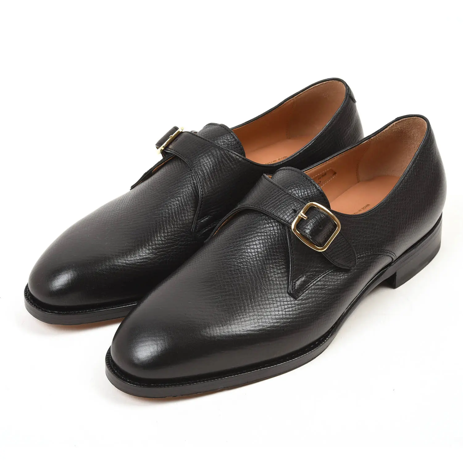 フラテッリジャコメッティ FG498 UTAH CALF NERO モンクストラップ