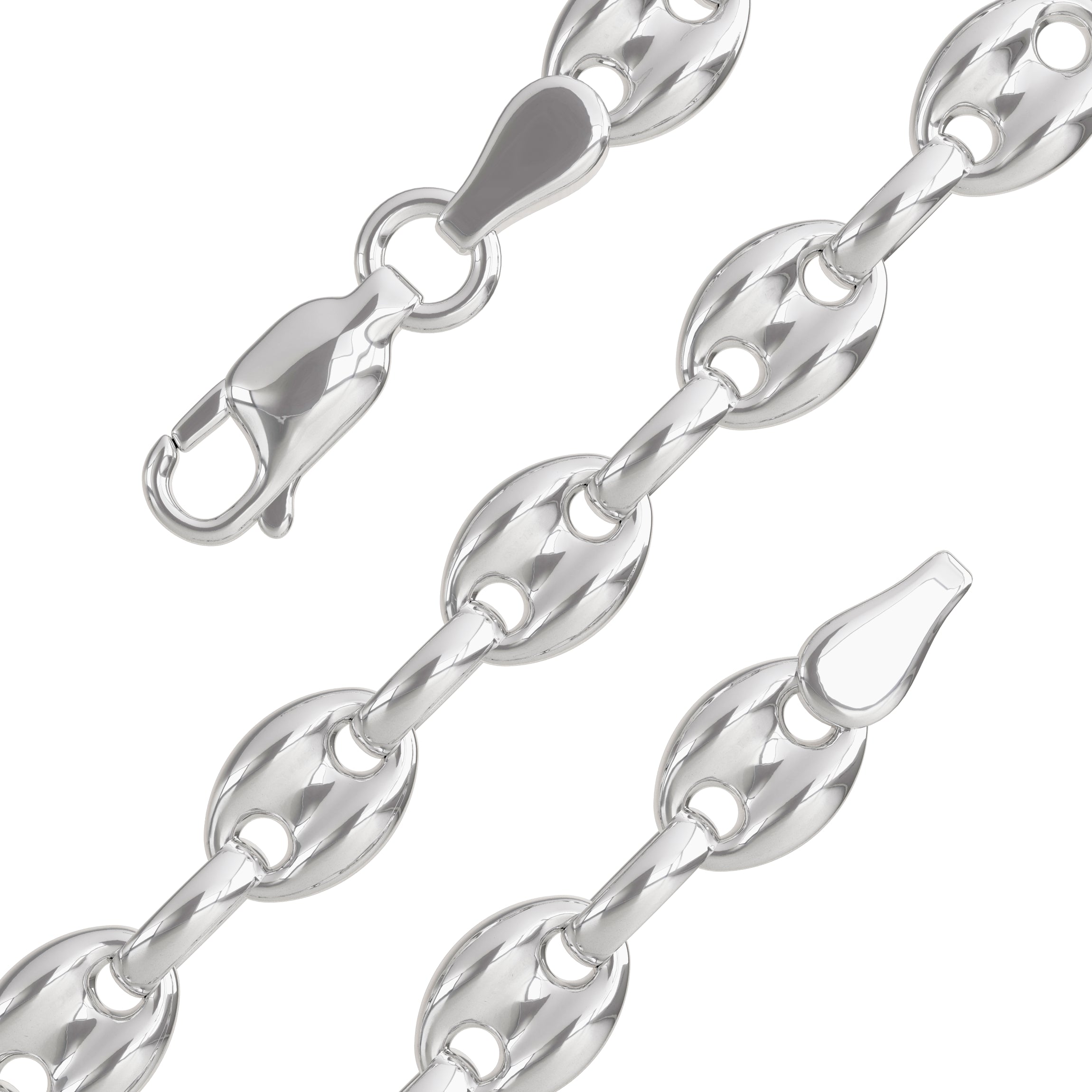 Puff Anchor Link Chain (Heavy) I Nautical Treasure Jewelry – N.T.J.