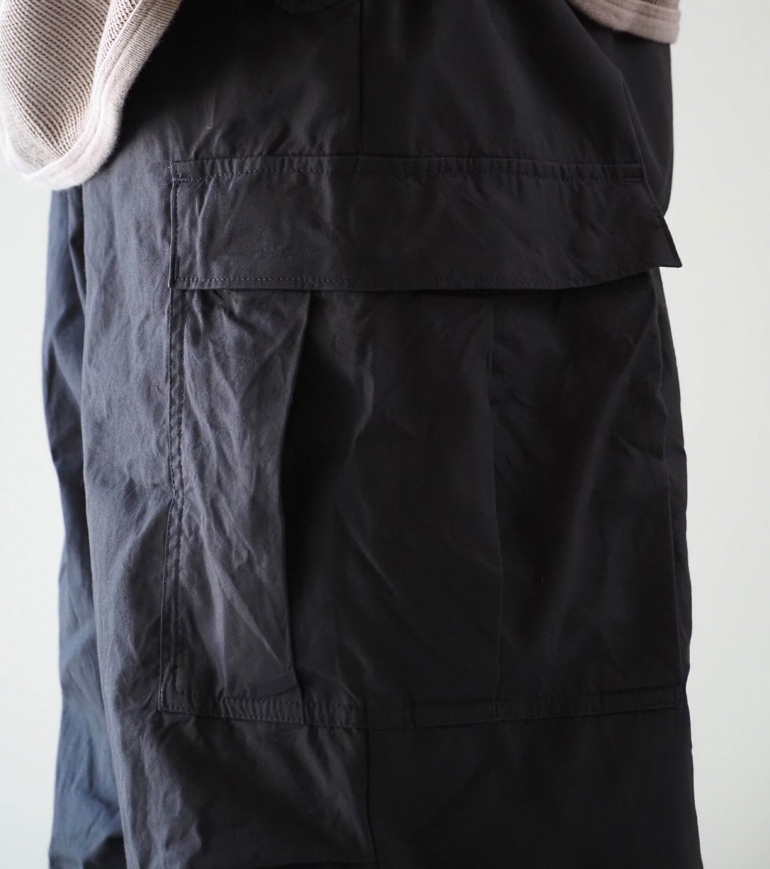 YAECA Like Wear M51 Field Pants , Charcoal (POPLIN) – Navyblue