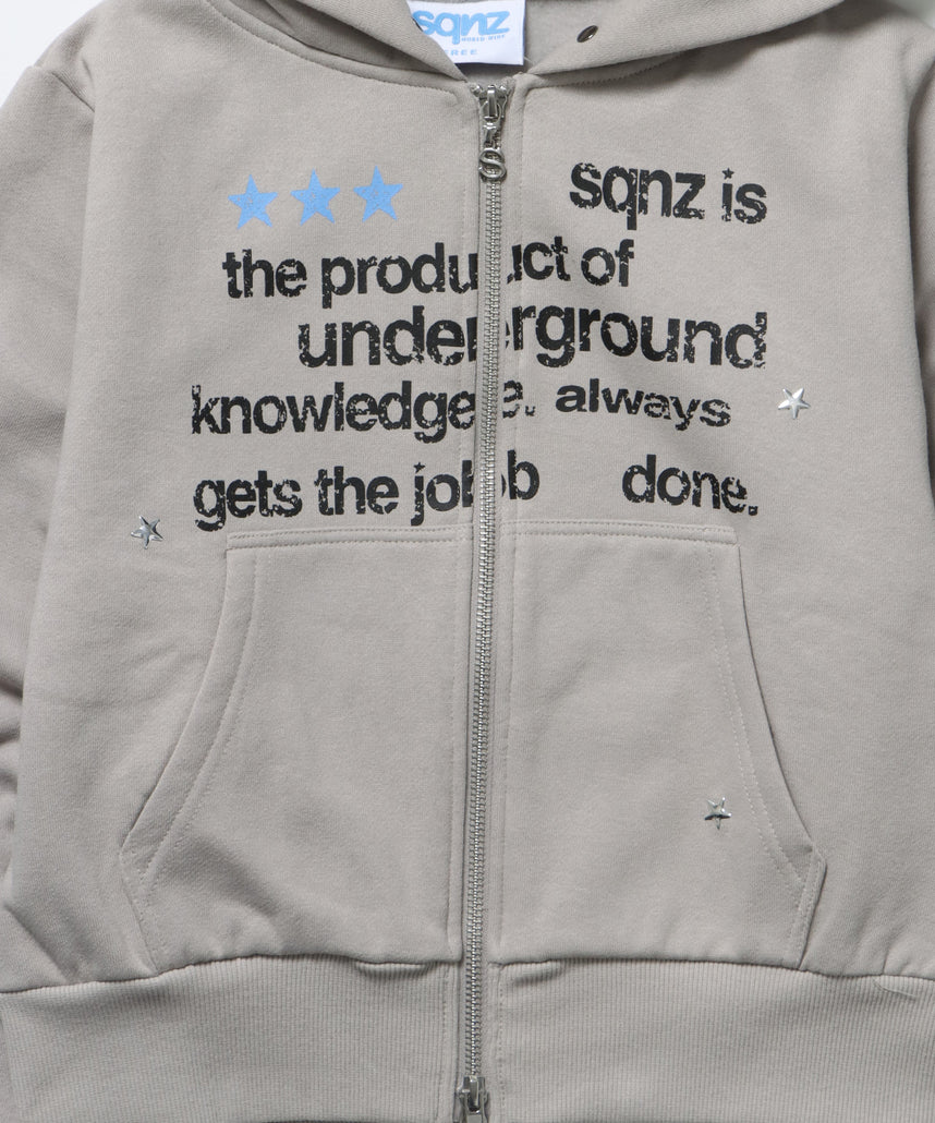 sqnz（エスキュンズ）】sqnz fur zip pk / レディース ファー ジップ