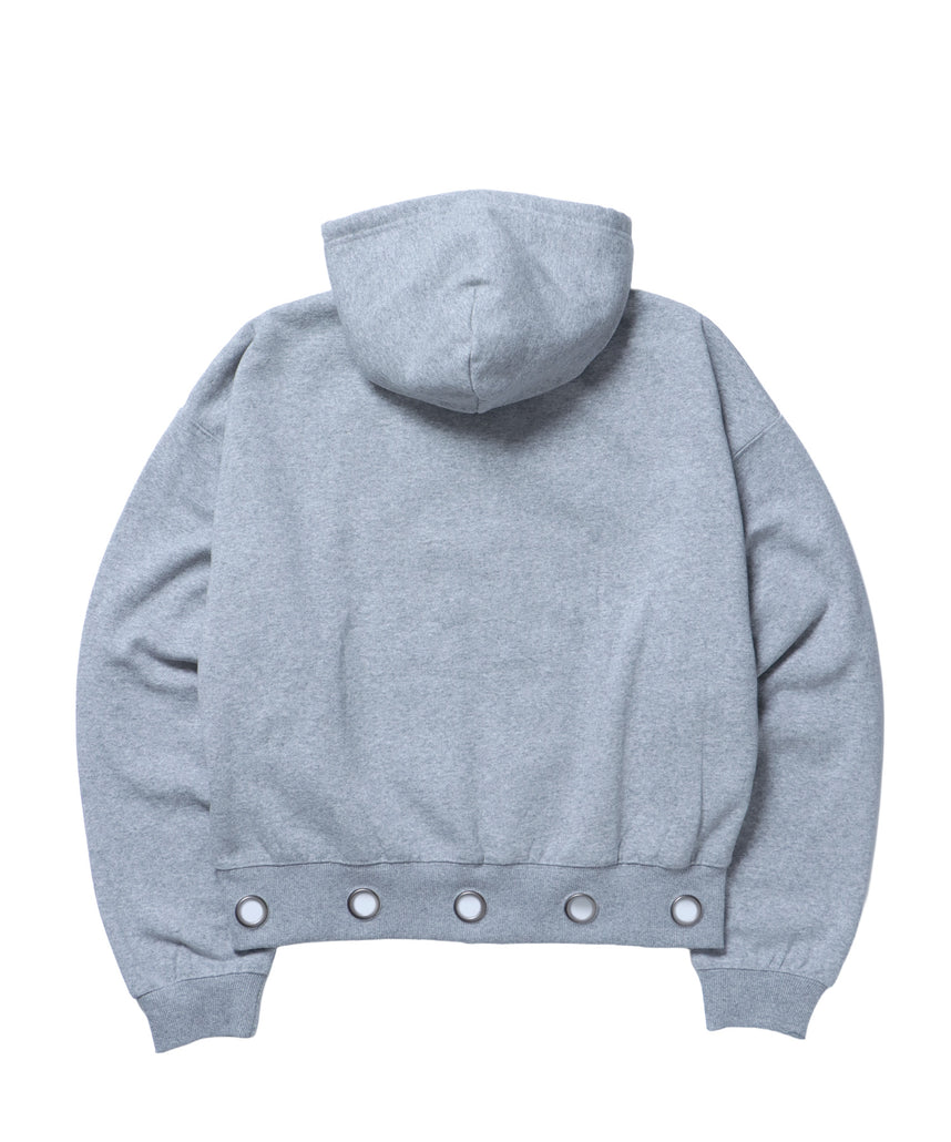 sqnz（エスキュンズ）sqnz eyelet zip pk / ジップパーカー 刺繍