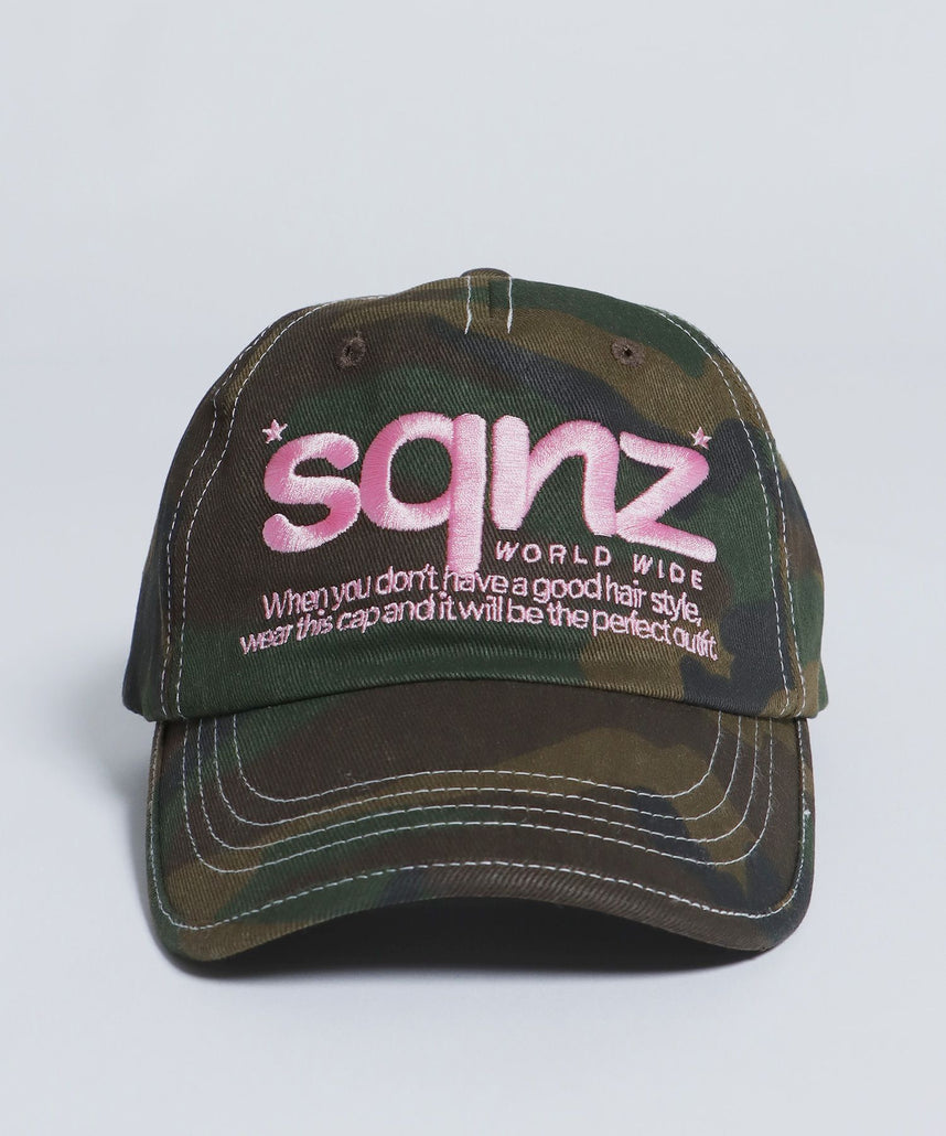SEQUENZ（シークエンズ）】sqnz logo cap / ロゴ ベースボール