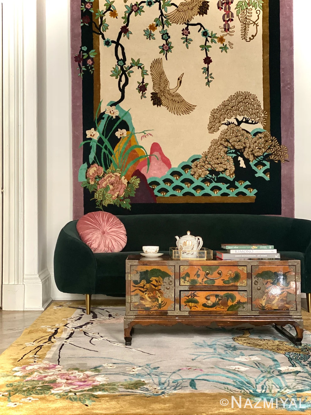 Wendy Morrison Design - Chinese Garden Of Virtue Hand Tufted Rug 20046