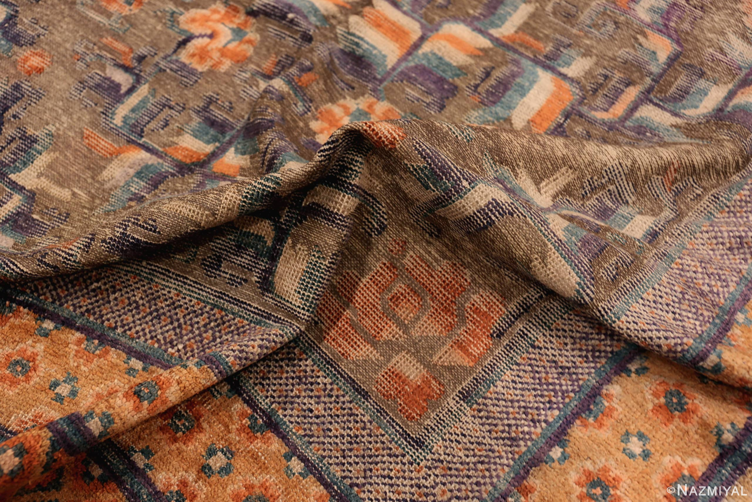 Beautiful Antique Chinese Silk Rug 70313 Nazmiyal Antique Rugs