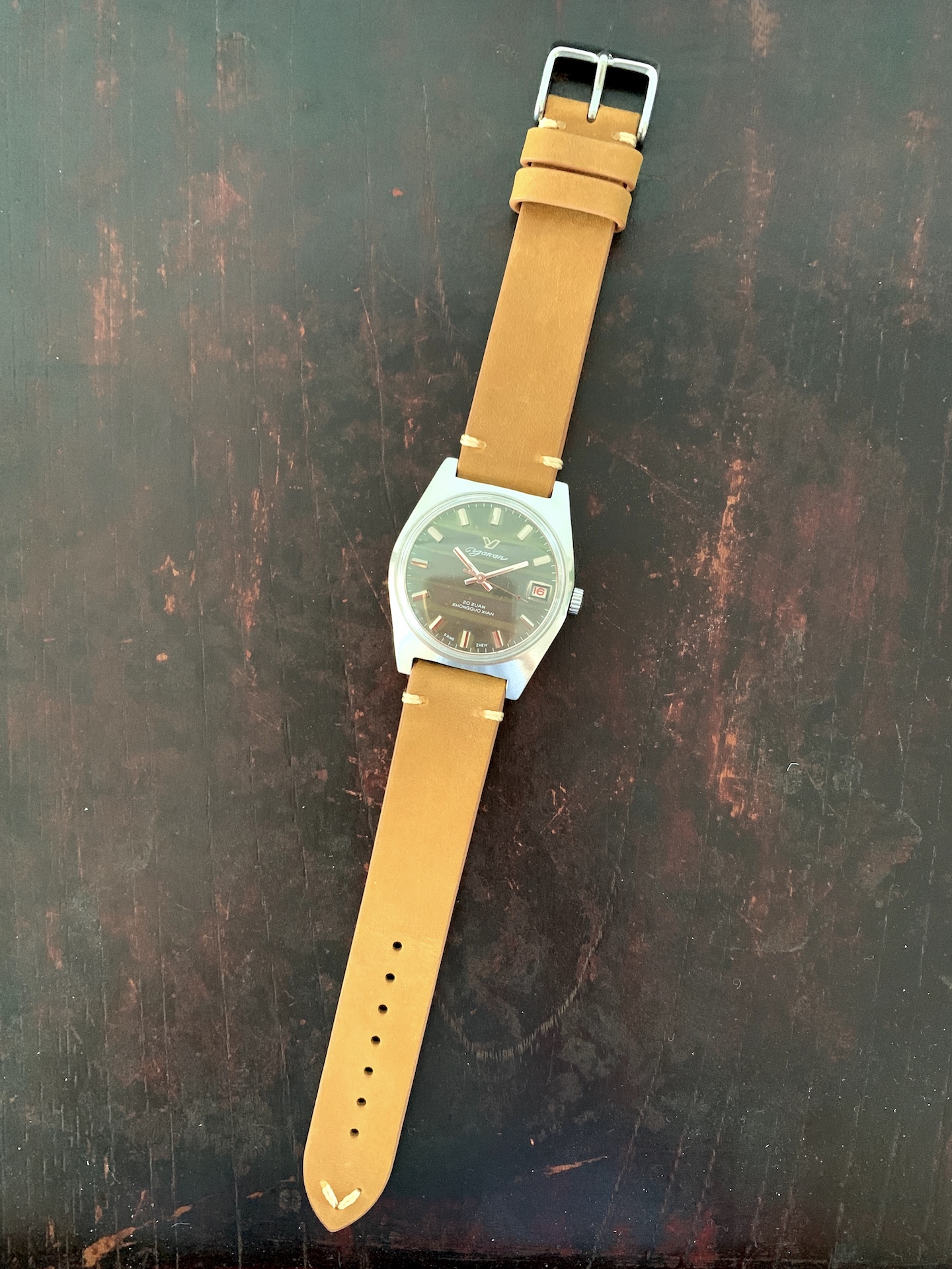 YANAN XI'AN VINTAGE 20ZUAN ZHQ DATE 70s GREEN DIAL – NEOBIAO