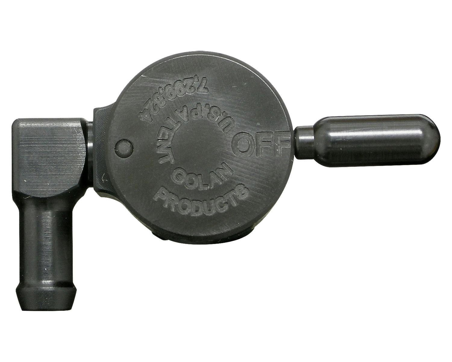 GOLAN クリックスリックガスコック ブラック ストレート 22mm ゴラン