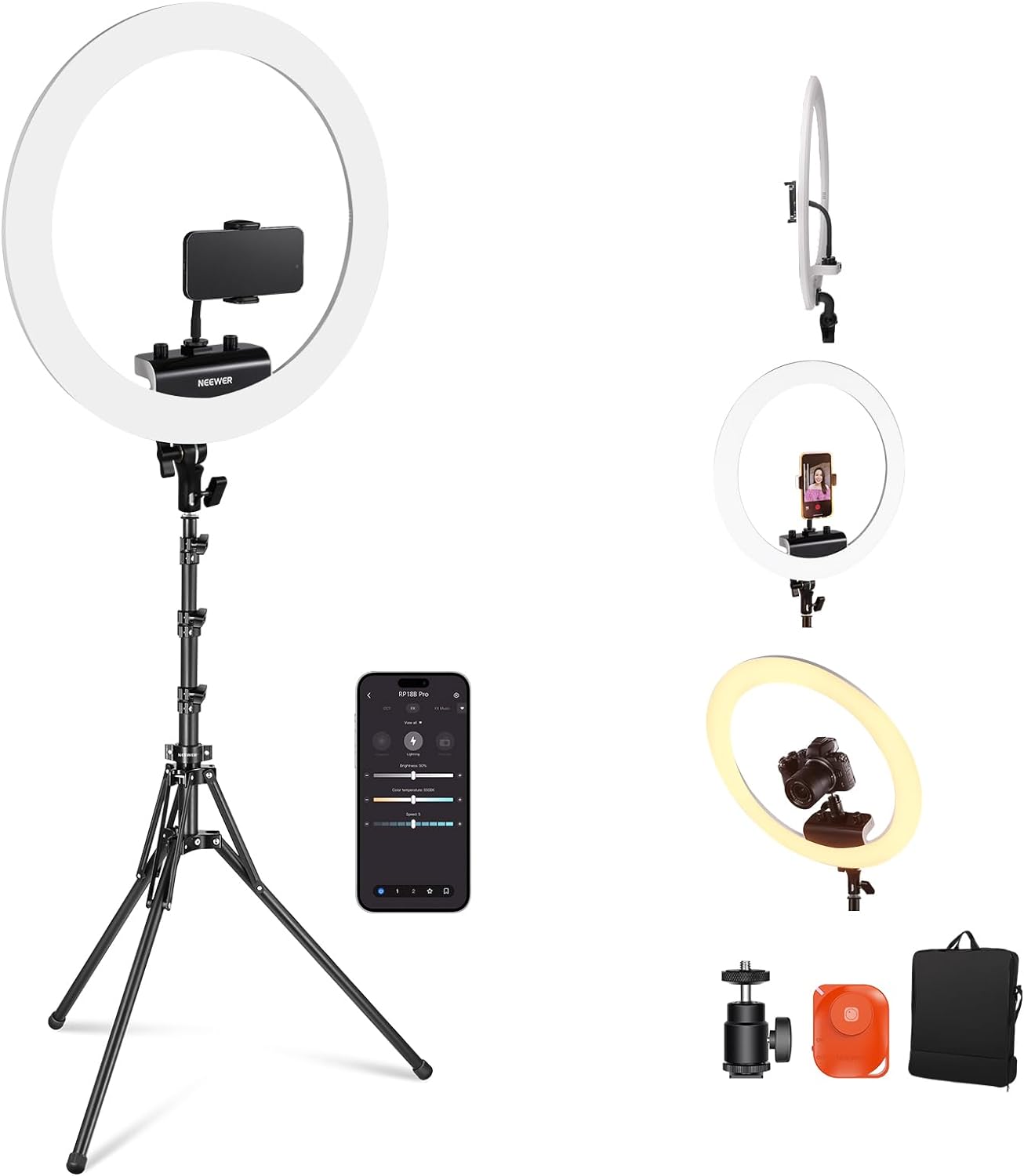NEEWER RP18B Pro 18インチリングライトキット – NEEWER.JP