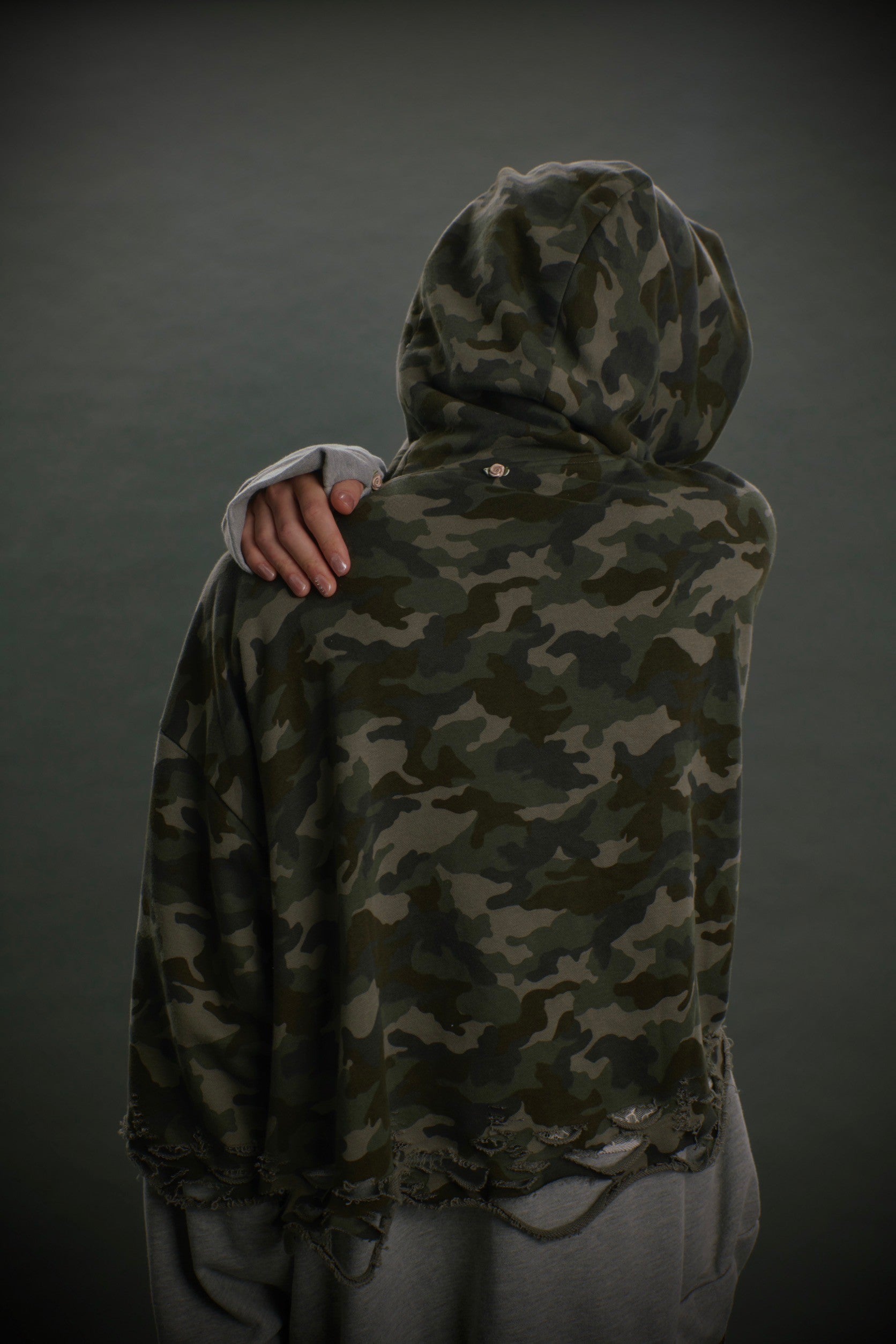 Layered Crush Hoodie(Camo×Gray) – neith.onlinestore