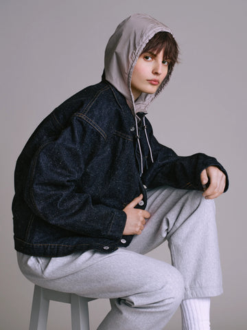 001 T-BACK DENIM JACKET ONE-WASHED – New Manual