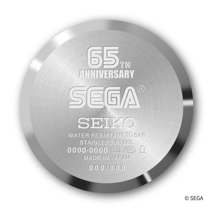文字盤には“ソニック”も【セガ誕生65周年記念×国産時計“セイコー