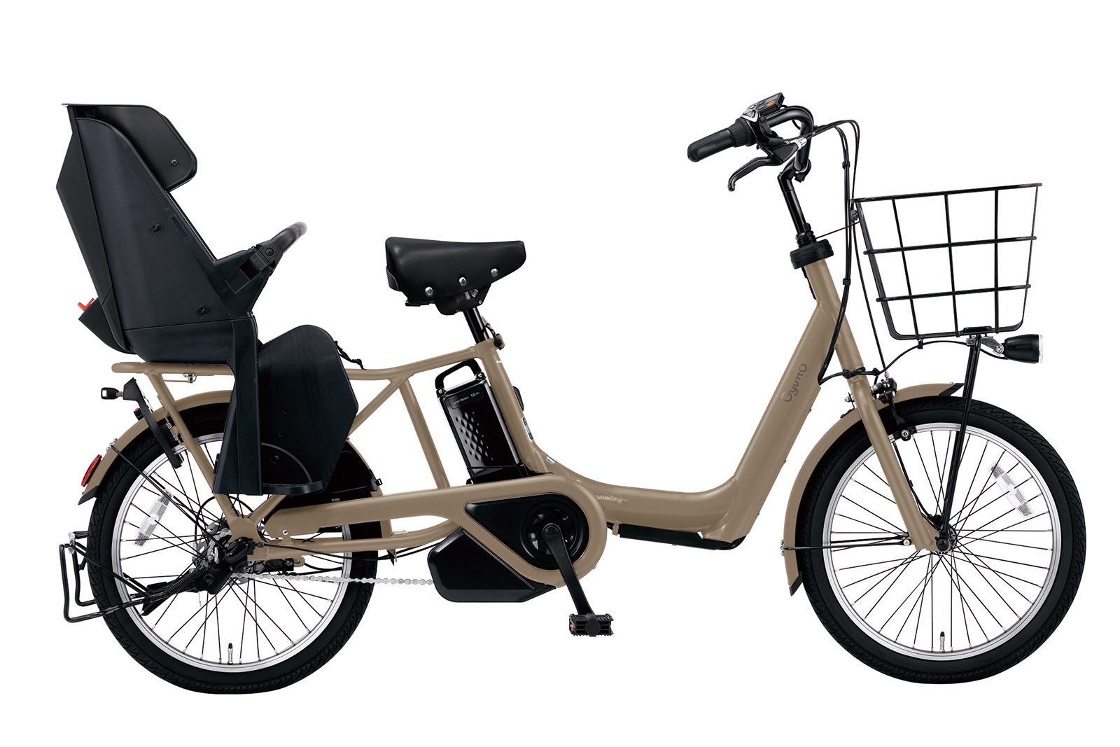 国内初！押し歩き機能搭載の幼児2人同乗用電動アシスト自転車を発売