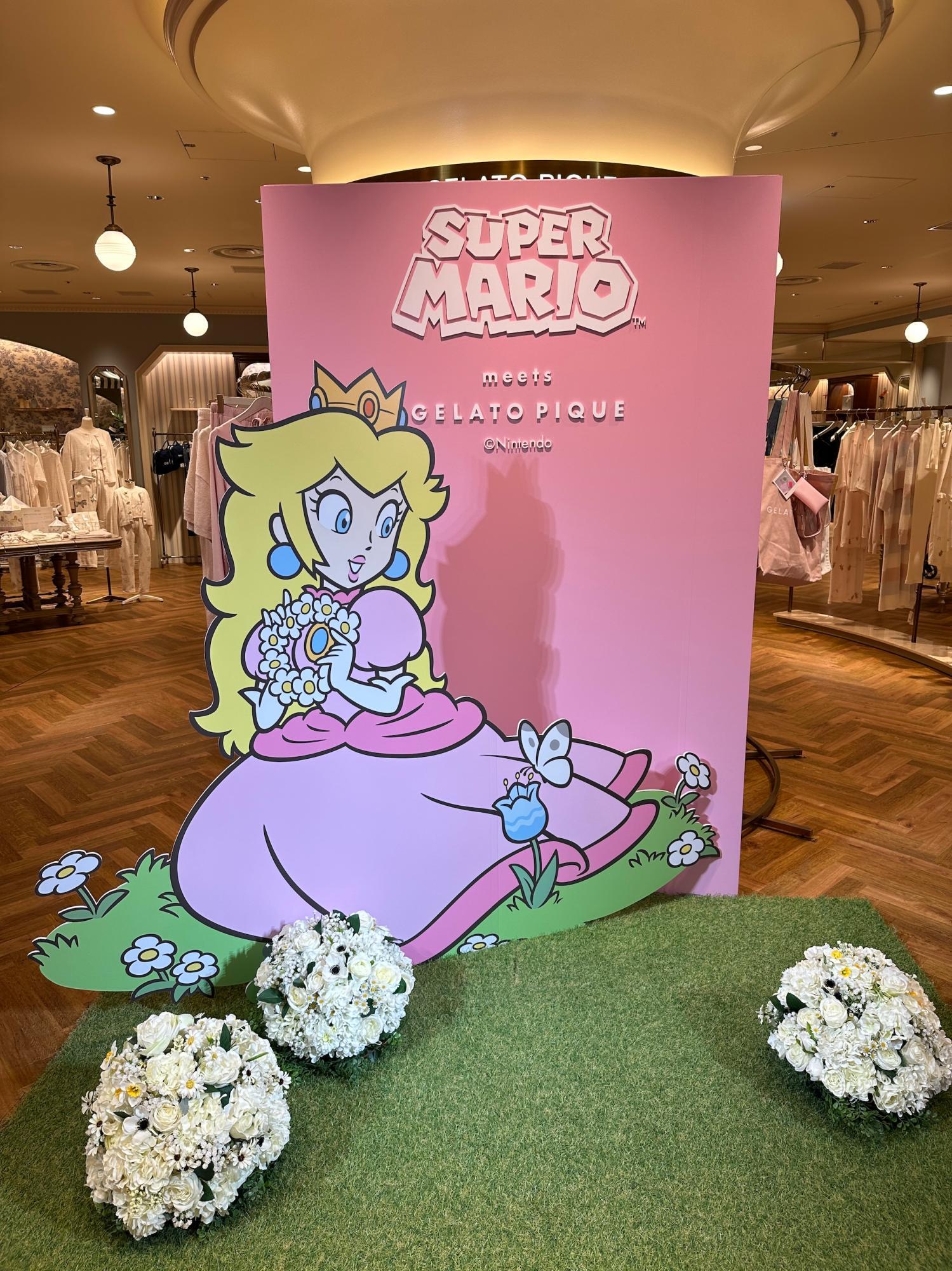 スーパーマリオ】ピーチ姫×ジェラートピケコラボ新発売！表参道ヒルズ