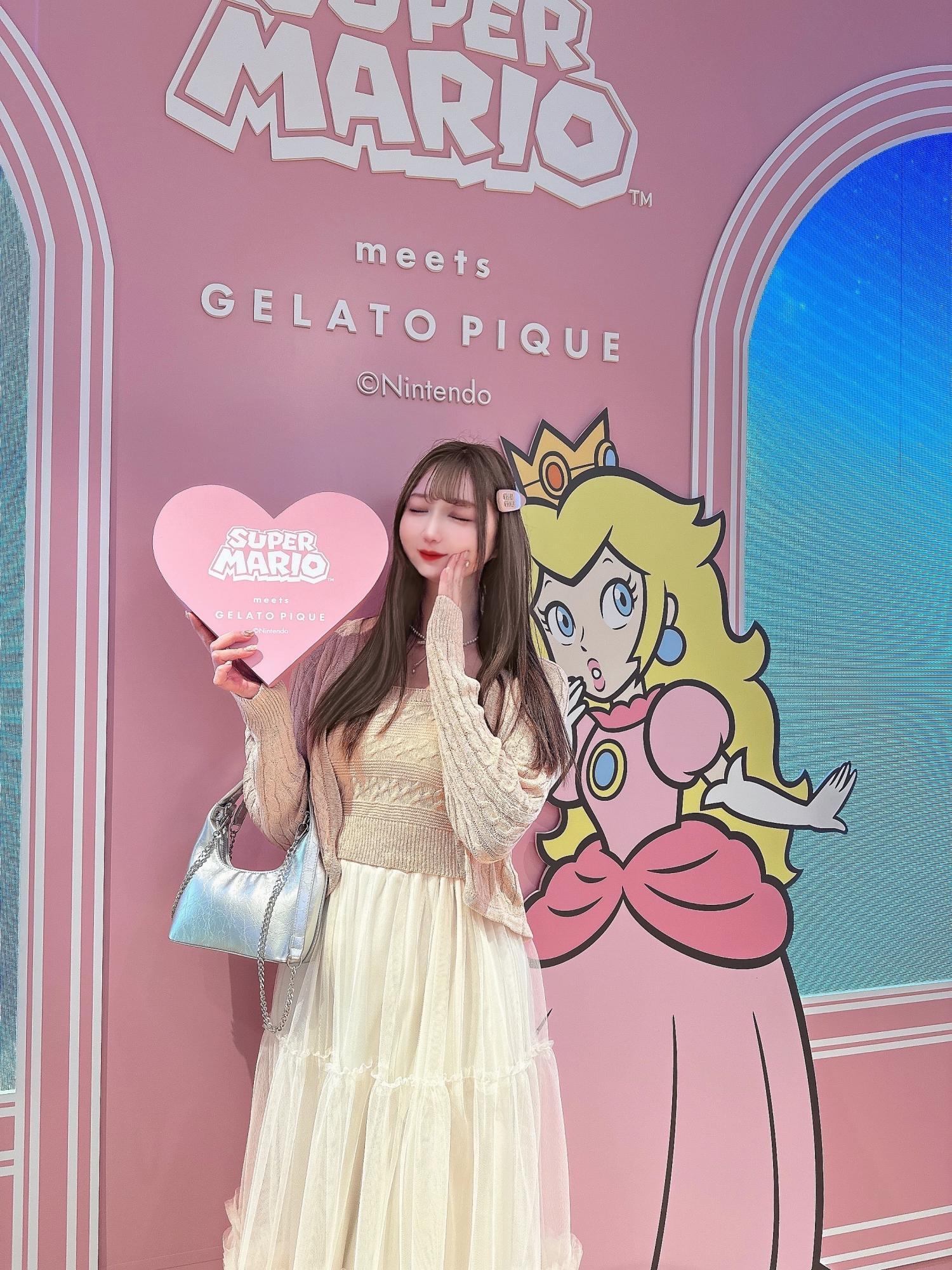 スーパーマリオ】ピーチ姫×ジェラートピケコラボ新発売！表参道ヒルズ