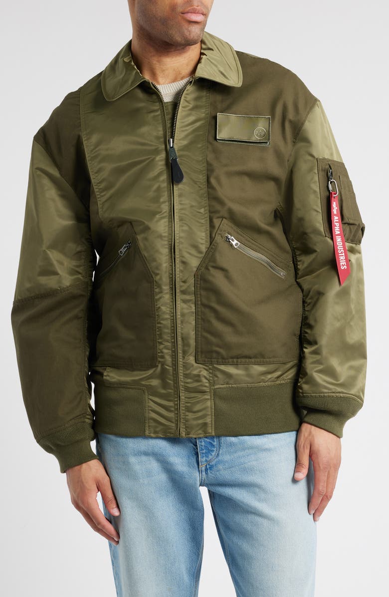 Alpha Industries CWU 36/P Mod Mixed Media Jacket | Nordstromrack