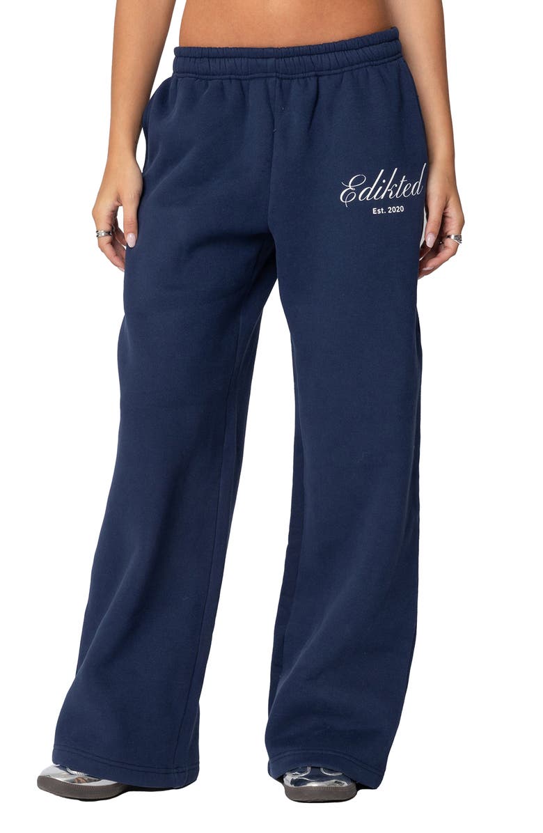 EDIKTED Get Edikted Relaxed Fit Cotton Blend Sweatpants | Nordstrom