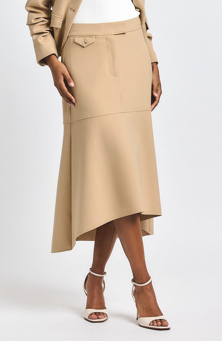Derek Lam 10 Crosby Nicolette High-Low Midi Skirt | Nordstrom