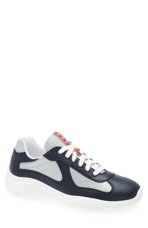 Prada America's Cup Soft Bike Low Top Sneaker (Men) | Nordstrom