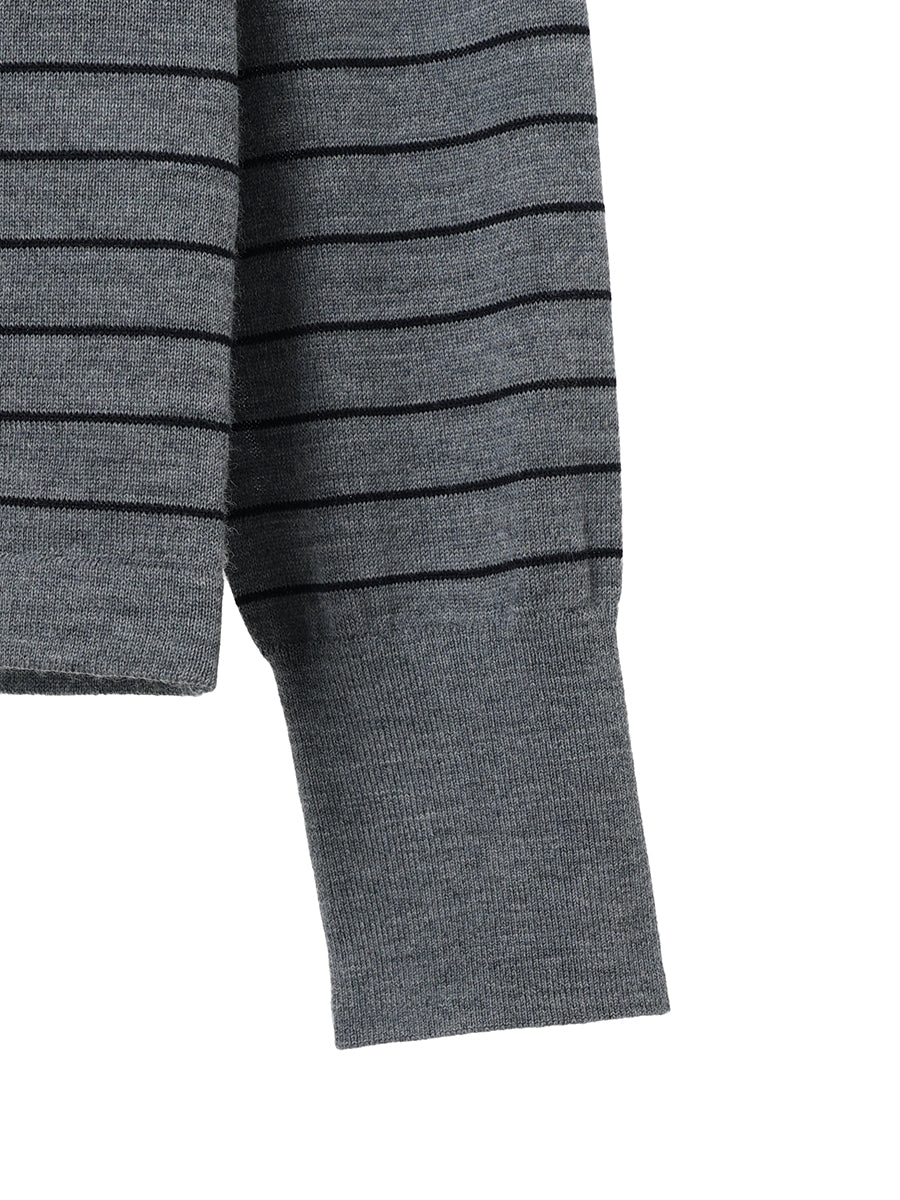 high gauge wool KNIT shirt – NKNIT