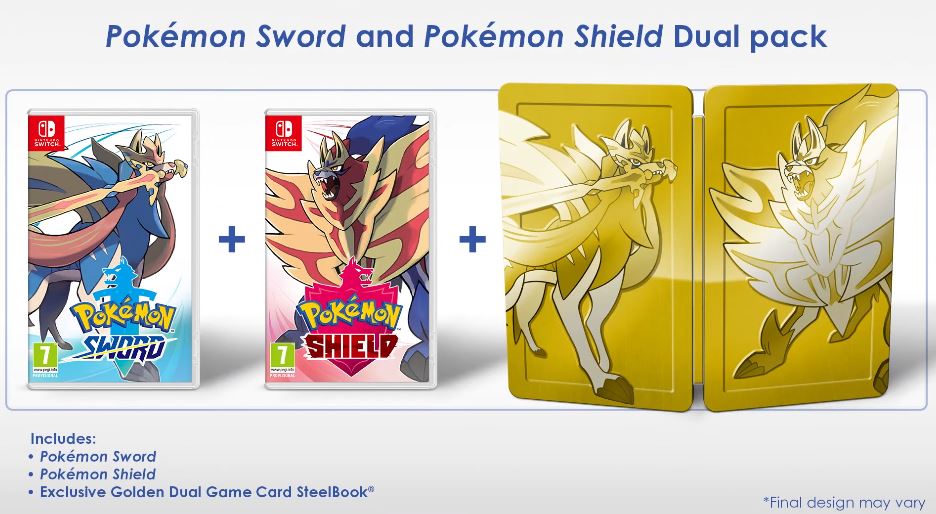 ヨーロッパの『ポケットモンスター ソード・シールド』ダブルパックに