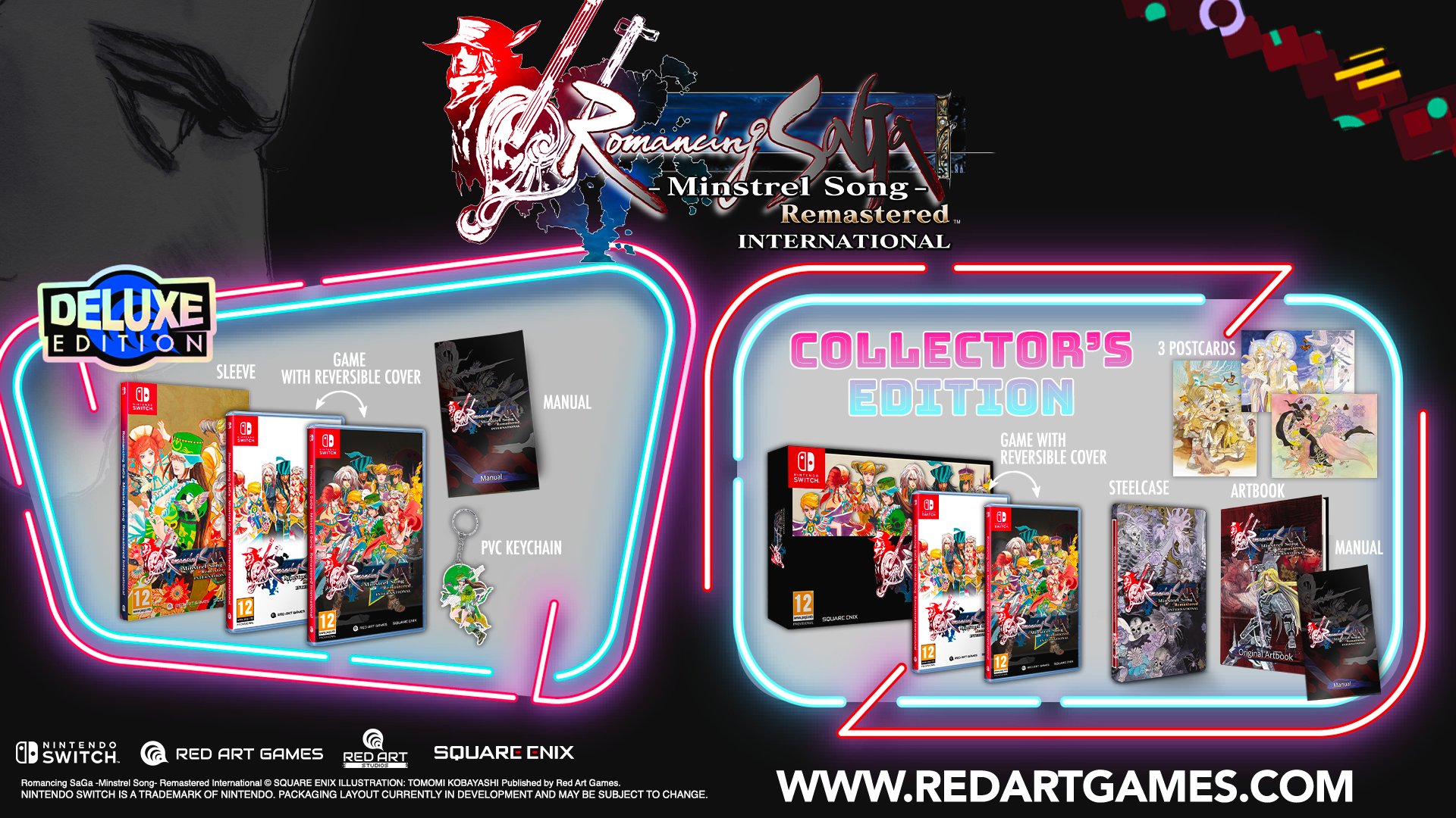 Switch＆PS4＆PS5パッケージ版『Romancing SaGa – Minstrel Song