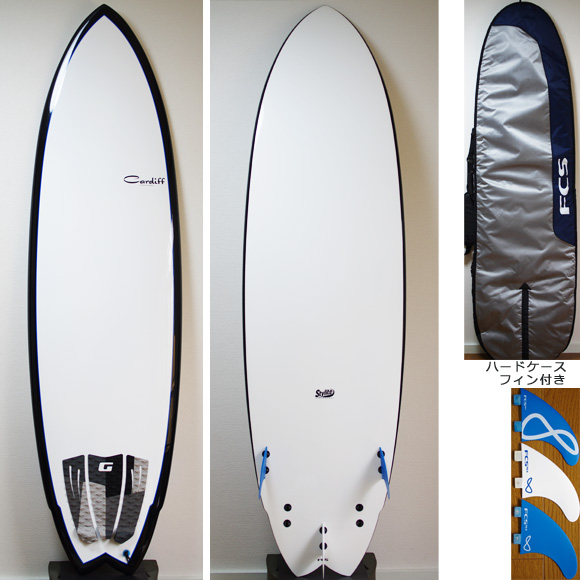 初心者向け CARDIFF 中古ファンボード 6`9 EPOXY 「美品」 (No.9629775