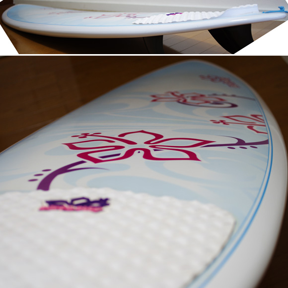 初心者におすすめ！NSP Surfbetty 中古ファンボード6`8 EPOXY (No
