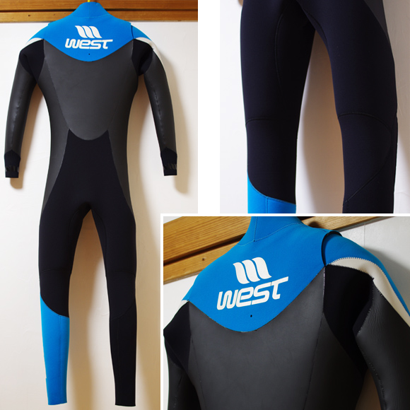 未使用品」 WESTSUITS 中古ウェットスーツ セミドライ 5/3mm メンズ