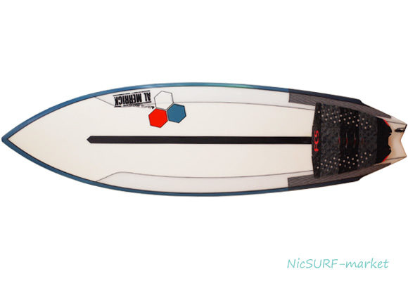 アルメリック TWIN FIN フュージョン・デュアルコア 5`4 中古ショート