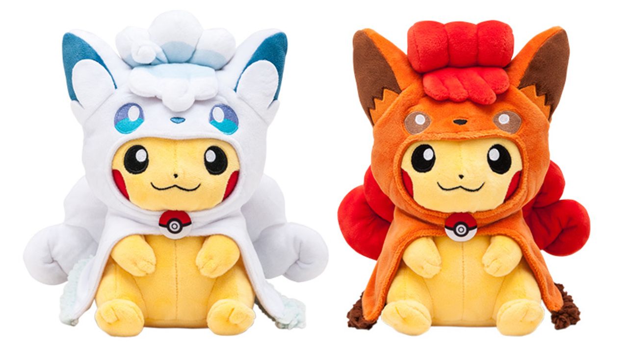 どっちが好き？『ポケモン』よりロコンのポンチョを着たピカチュウが