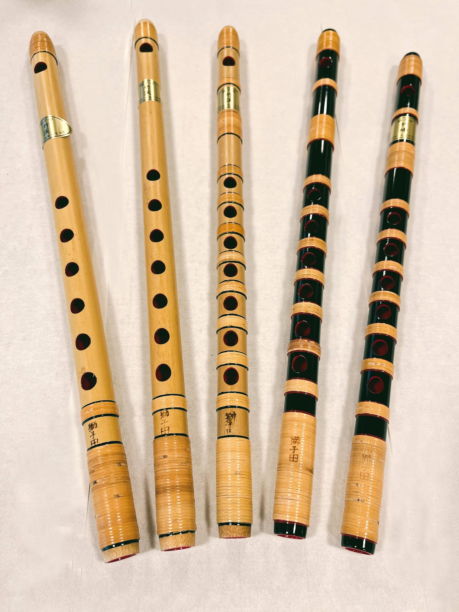 篠笛-竹渓（ちくけい）籐両巻 – 日本の色-太鼓の泉響和館オンライン