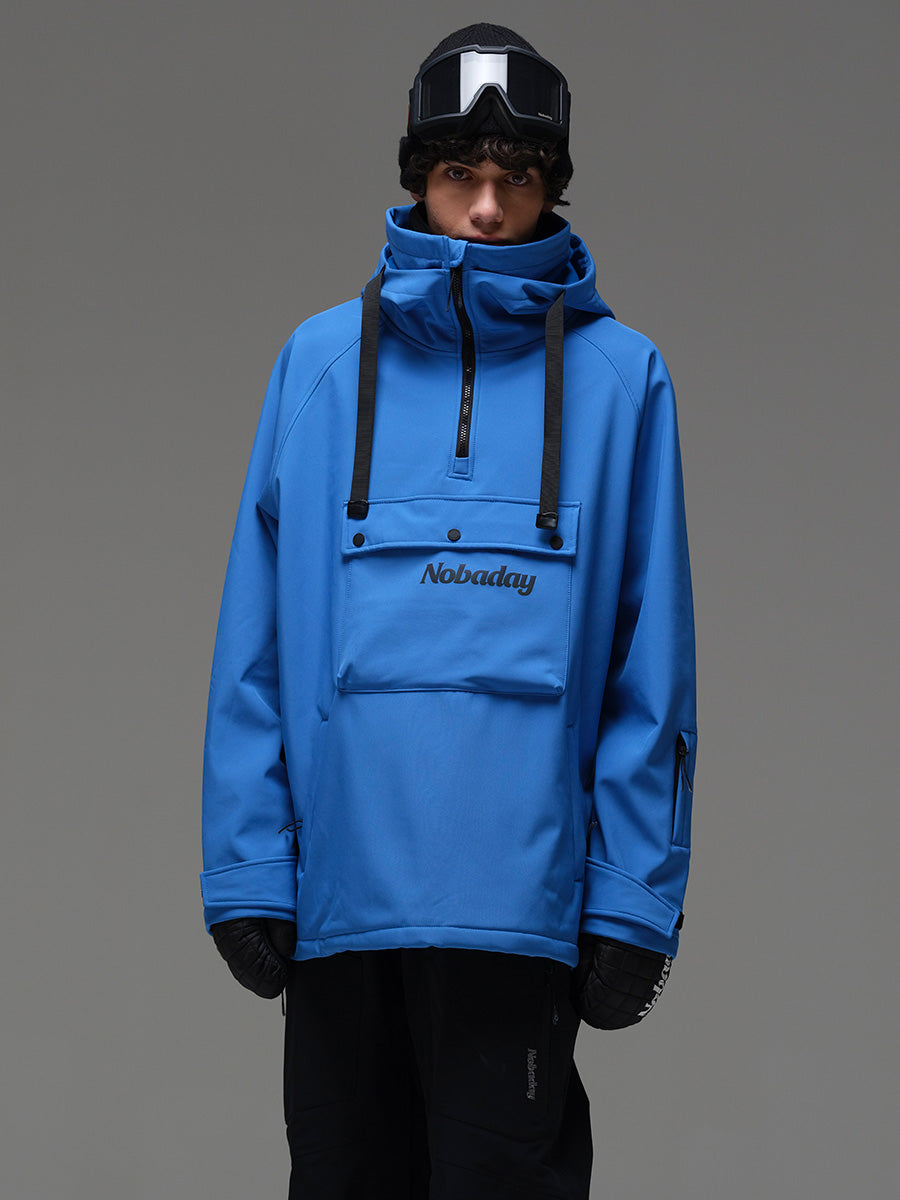 Men's Pure Free Waterproof Fleece Hoodie Blue