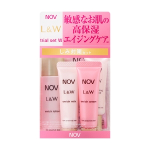 敏感肌用高保湿エイジングケアのノブ L＆W トライアルセット(お試し
