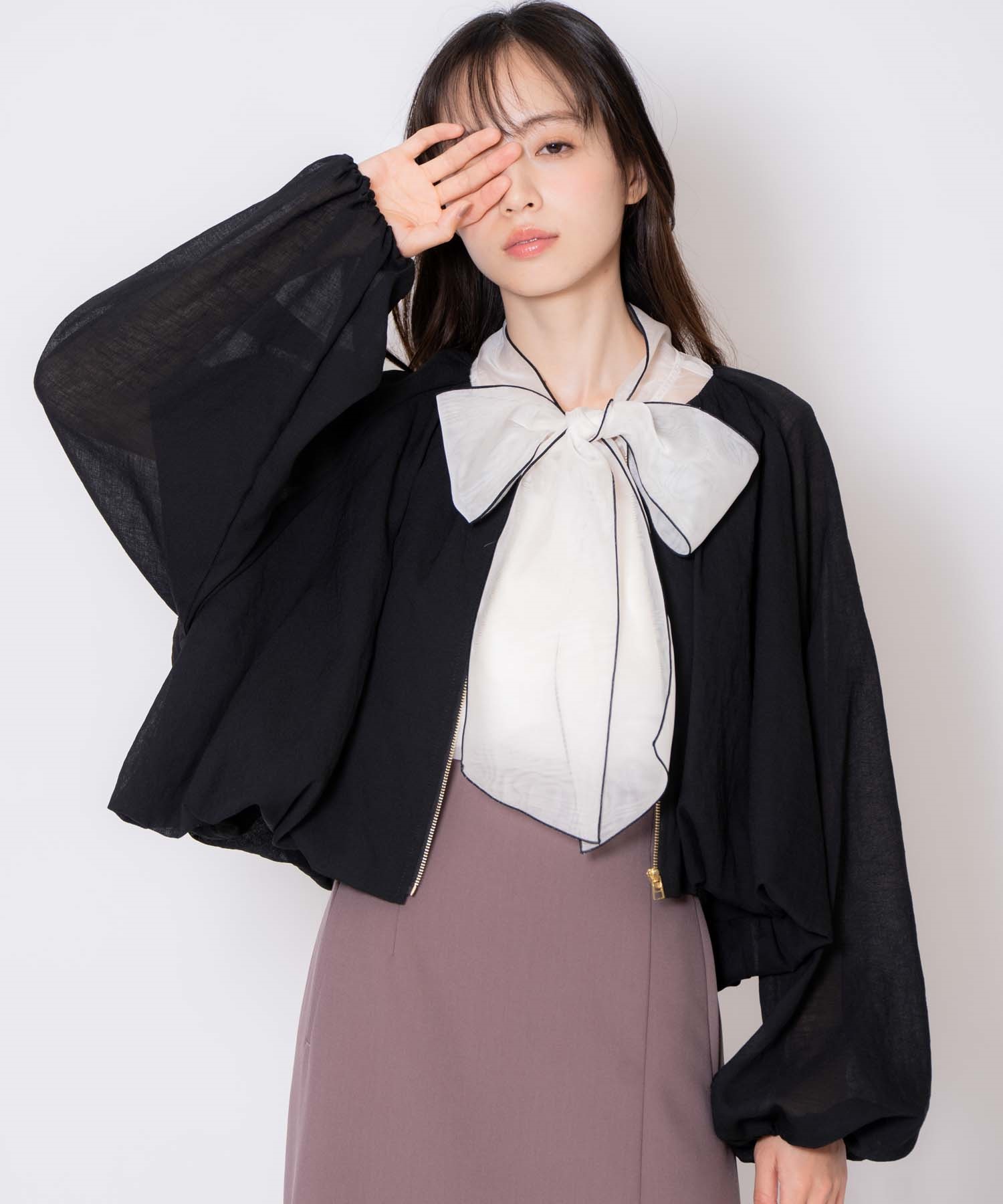 シアーバルーンブルゾン | ブルゾン | NOELA OFFICIAL WEB STORE